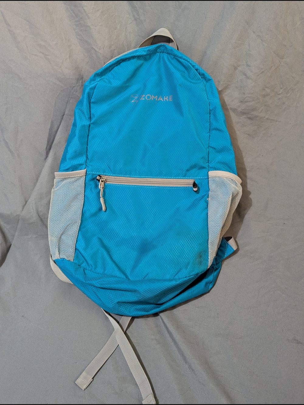 Blue Lightweight Foldable Daypack Backpack Hiking